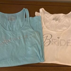 Just married and bride Victoria’s Secret tank size large